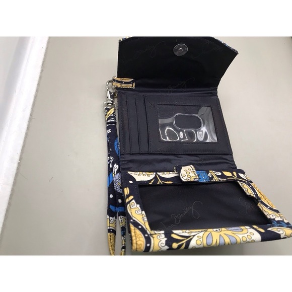 Ellie Blue Wallet Wristlet Tri-fold Snap Shut Retired - Picture 3 of 6